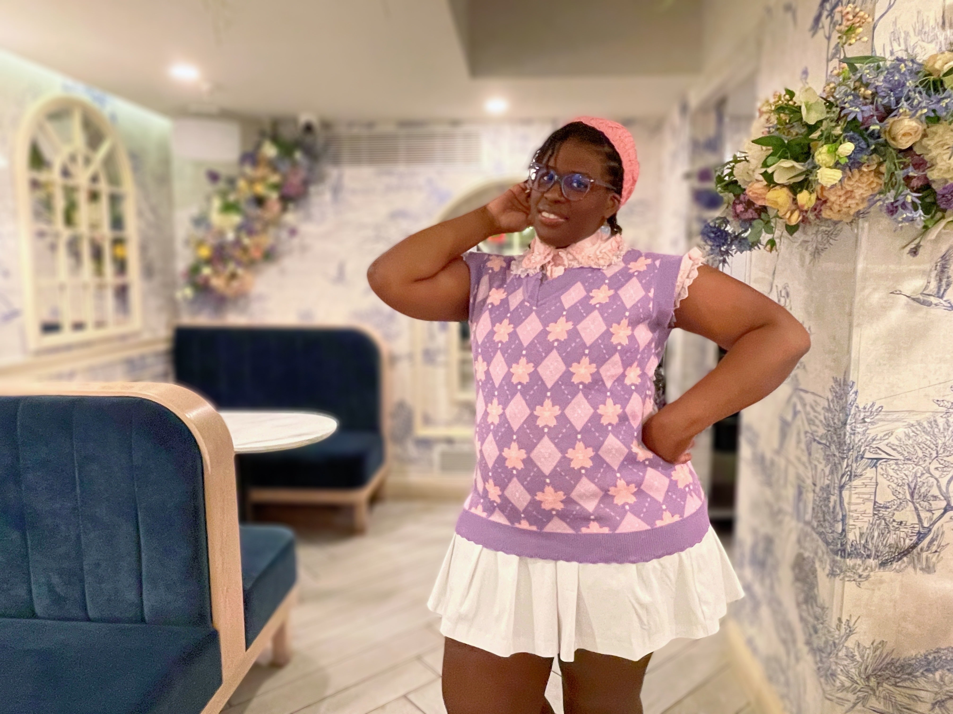 EARLY BIRD PREORDER-Sakura Argyle Sweater Vest (New colors)