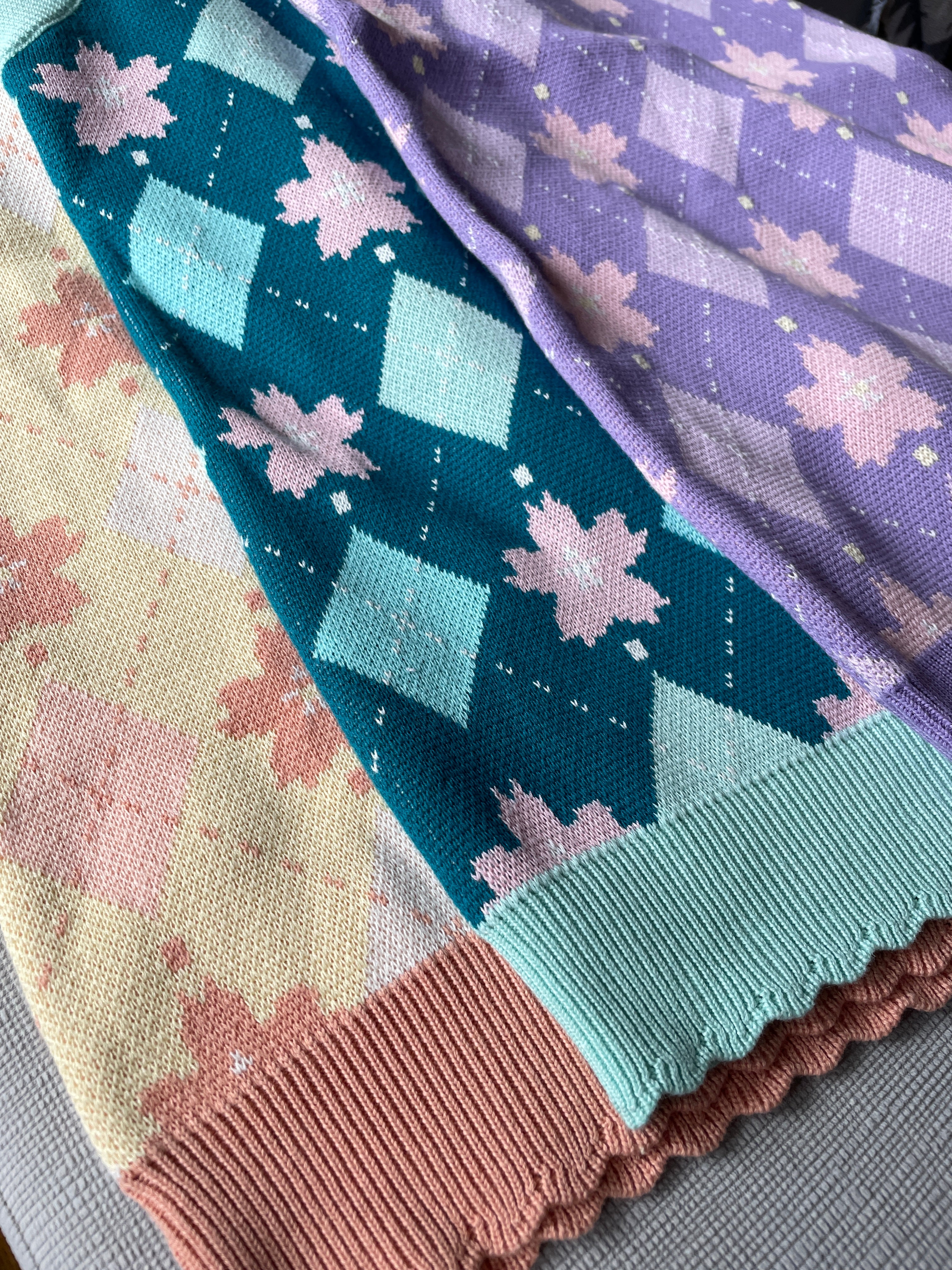 EARLY BIRD PREORDER-Sakura Argyle Sweater Vest (New colors)