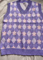 Load image into Gallery viewer, EARLY BIRD PREORDER-Sakura Argyle Sweater Vest (New colors)
