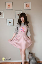 Load image into Gallery viewer, Cherry Blossom Ita Pinafore Dress
