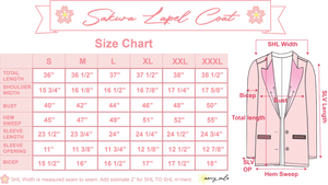 Sakura Lapel Coat